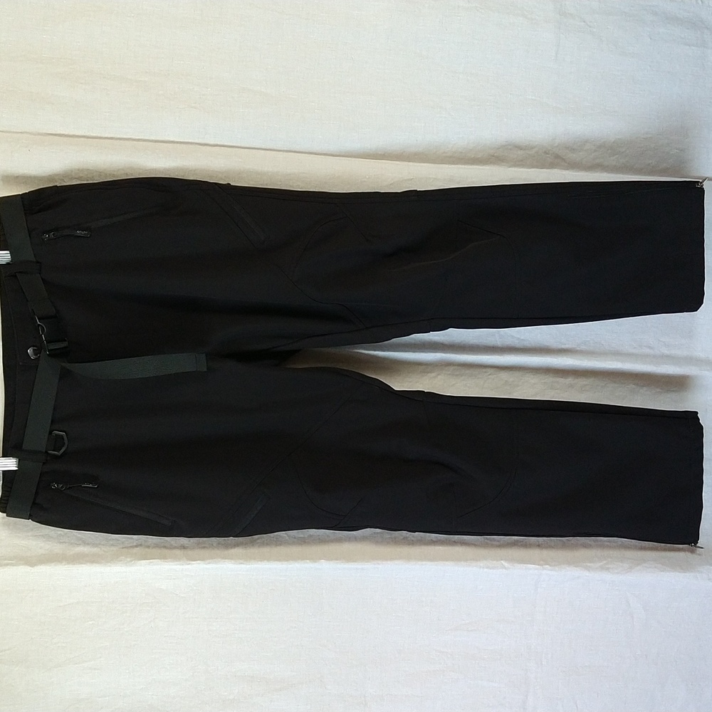 Stlingt black snow rain pants